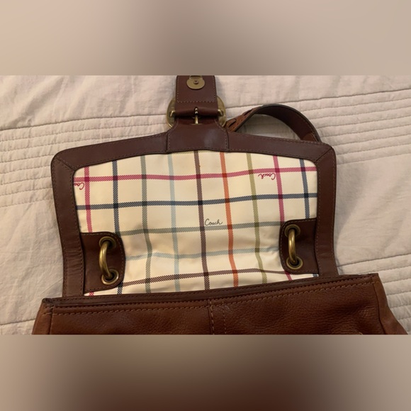Vintage Leather Coach Bleecher Purse - Picture 5 of 12